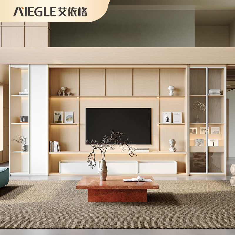 艾依格 新品上市全屋空间现代简约电视柜餐柜衣柜个性化整屋定做